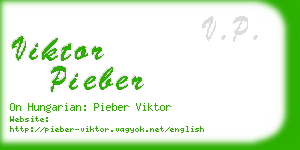 viktor pieber business card